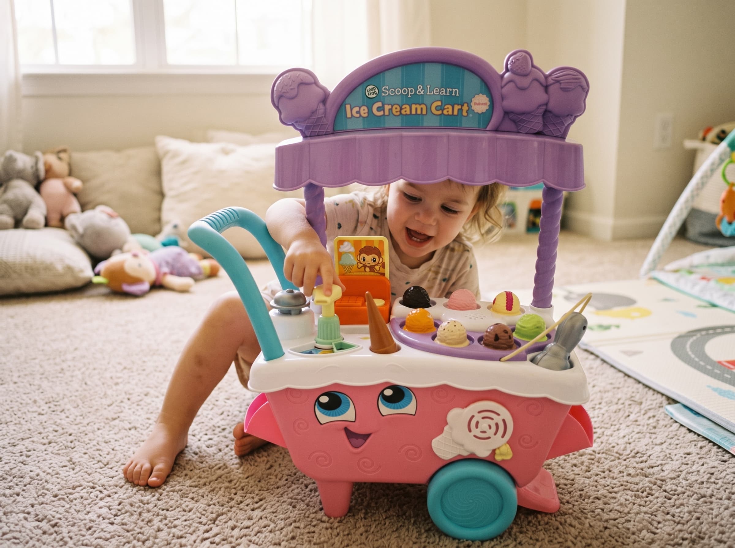 Pre-loved LeapFrog Scoop & Learn Ice Cream Cart