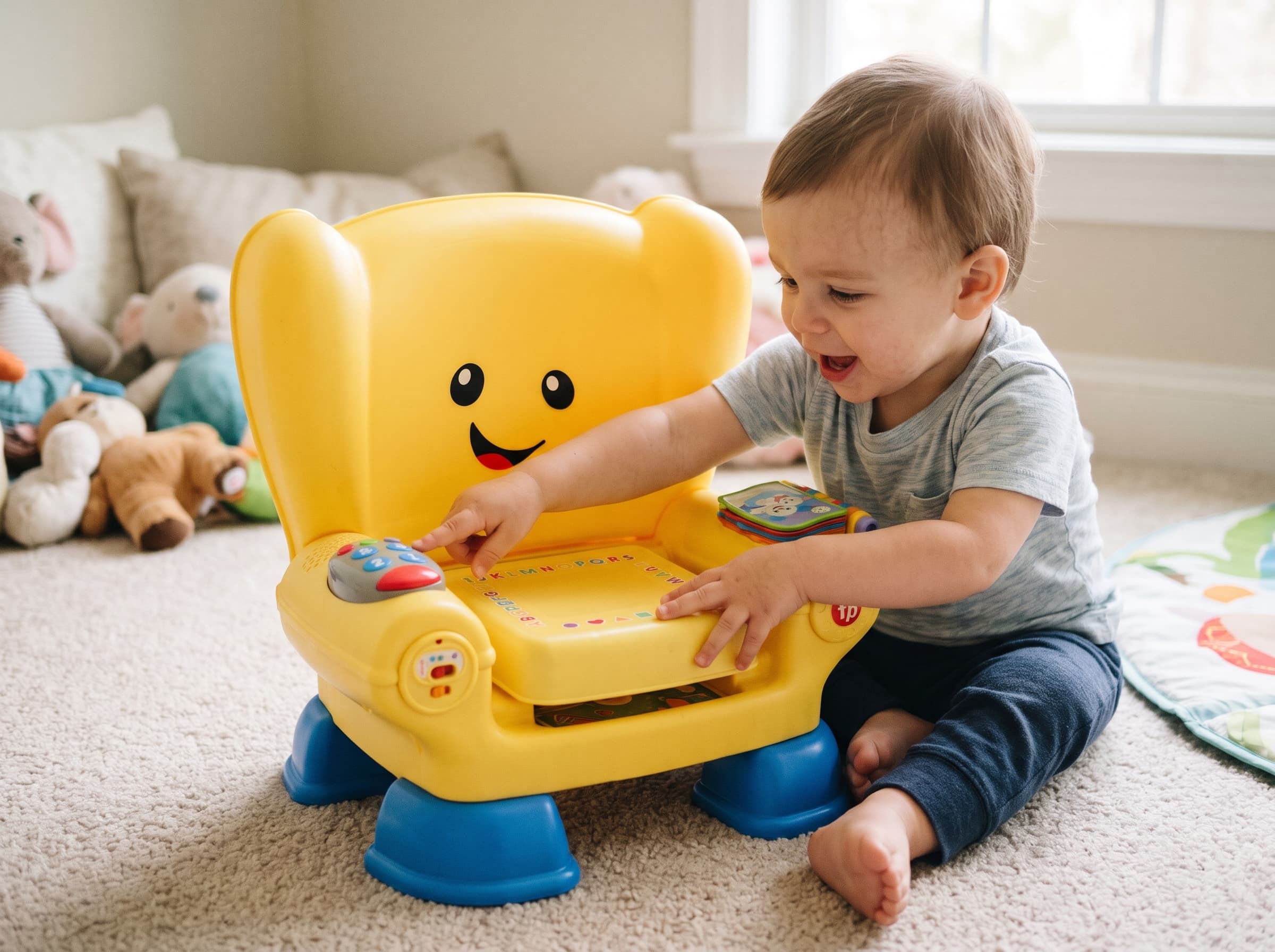 Pre-loved Fisher-Price Laugh & Learn Smart Stages Chair – Yellow