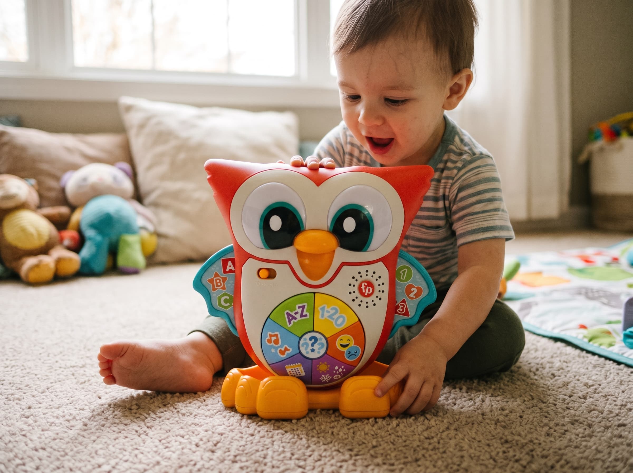 Pre-loved Fisher-Price Linkimals Light-Up & Learn Owl