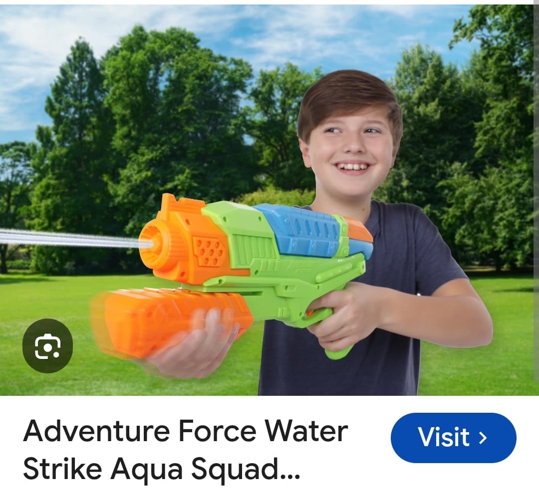 Water Blaster Bundle – Nerf Super Soaker Hydro Frenzy + Adventure Force Water Blaster